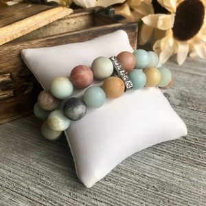 Amazonite Double Strand Bracelet
